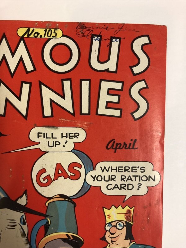 Famous Funnies (1943) # 105 (VG) | White Pages