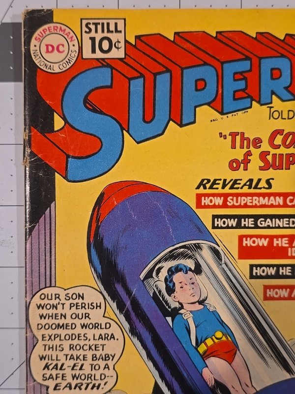 Superman #146 ?-Origin of Superman *Recap*DC Comics July-1961