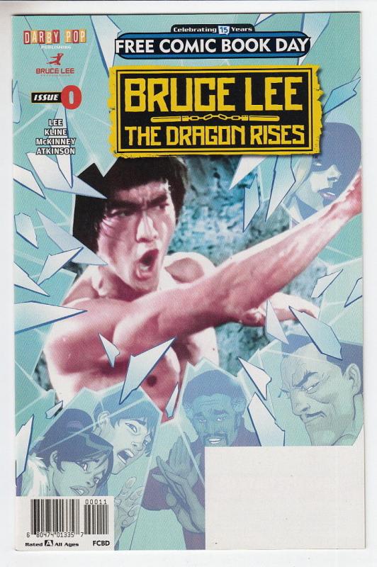 Bruce Lee The Dragon Rises Darby Pop Unstamped NM- FCBD 2016