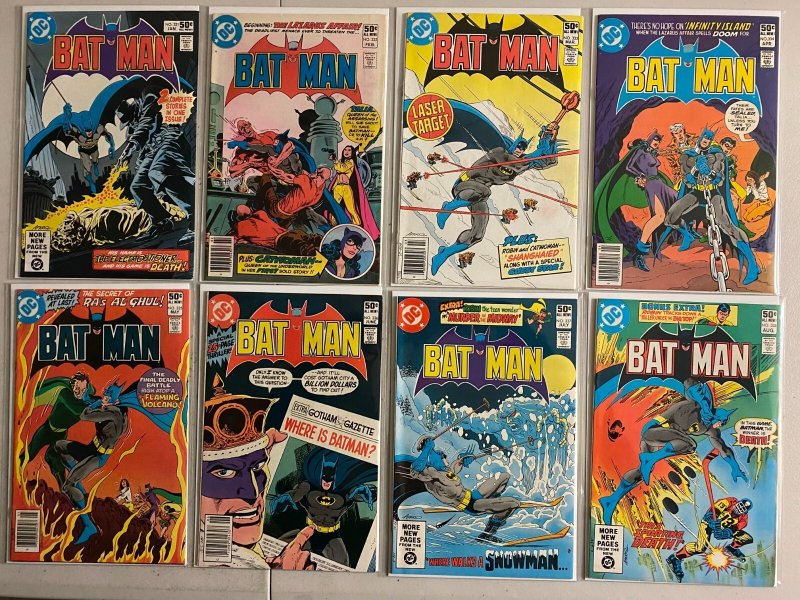 Batman comics lot #302-339 25 diff avg 5.0 (1978-81)