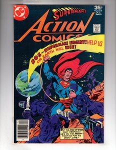 Action Comics #478 (1977)  EARTH'S LAST DAY!  / MC#101