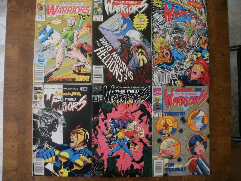 6 MARVEL Comic: THE NEW WARRIORS #30 31 32 33 34 35