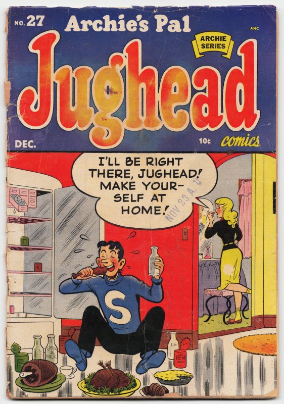 Archie's Pal Jughead #27 (1954) Jughead