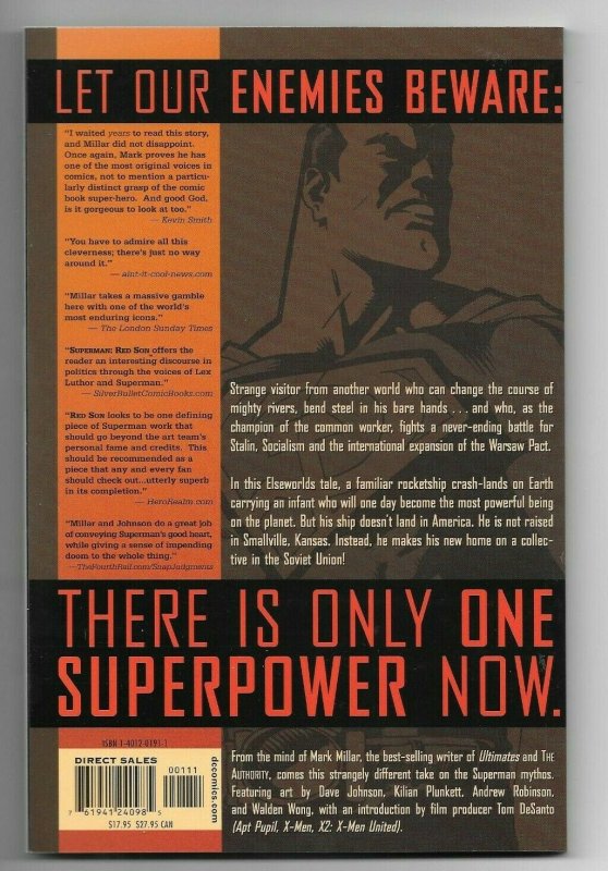 Superman Red Son TPB Soft Cover First Print DC 2004 Mark Millar High Grade NM