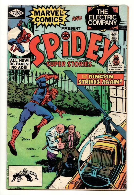 Spidey Super Stories #55 Electric Company (Marvel, 1981) VG/FN