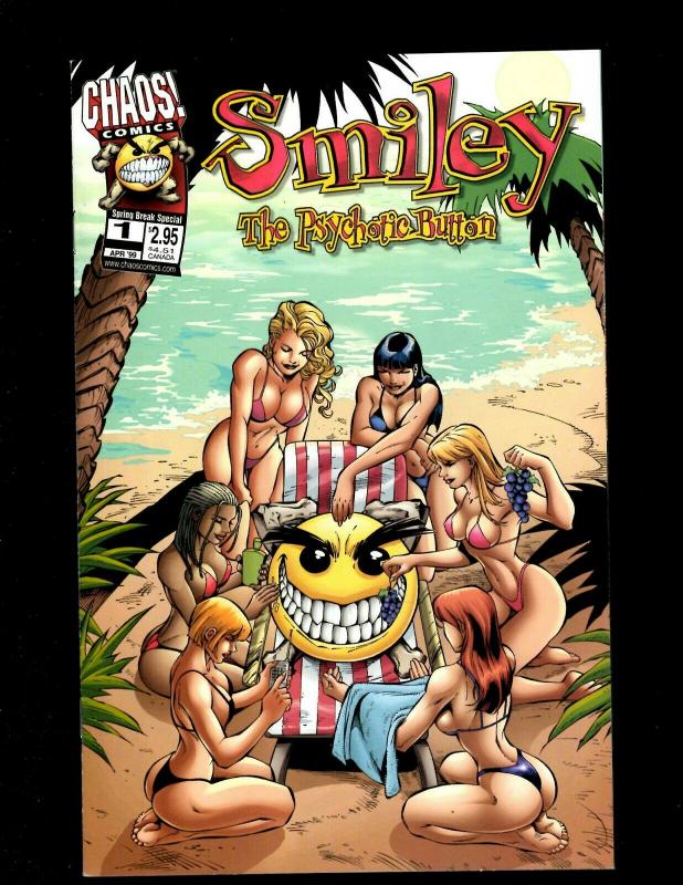 8 Comics Smiley Movie Special 1 Whacky Wrestling 1 Psychotic Button 1 +MORE  HY3