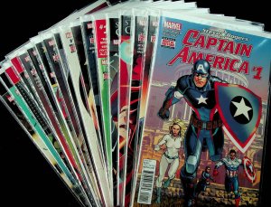 Steve Roger's Captain America #1-19 (May 2016-Jul 2017, Marvel) - 19 comics - NM
