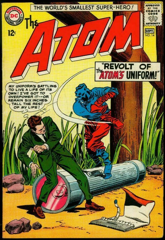 The Atom #14 1964- Gil Kane art- DC Silver Age FN+