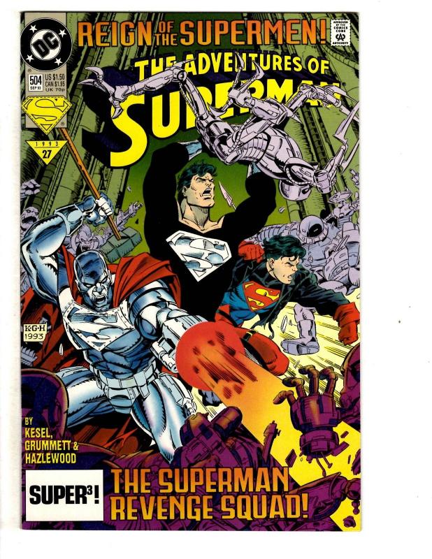 9 The Adventures of Superman DC Comics # 499 500 501 502 503 504 505 506 507 CB6