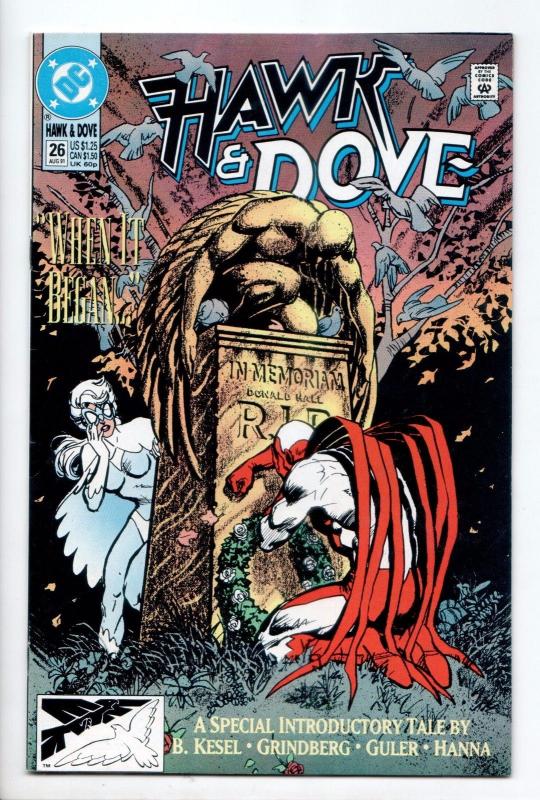 Hawk and Dove #26 - Way Back When (DC, 1991) - VF