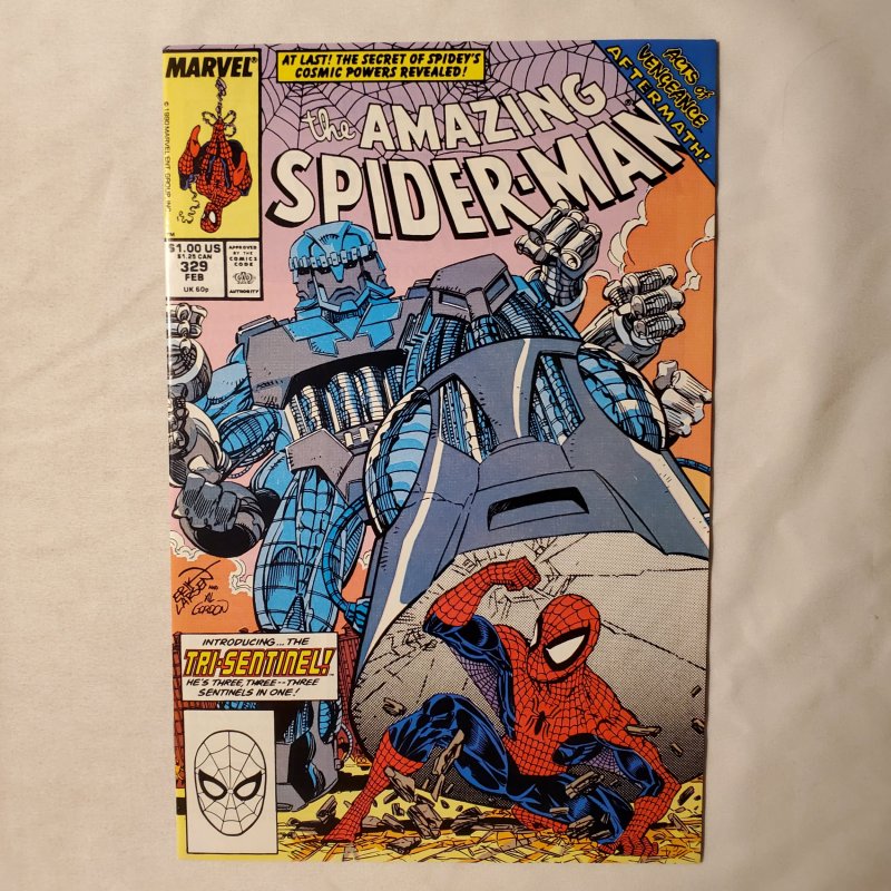 Amazing Spider-Man 329 Near Mint- Cover by Al Gordon