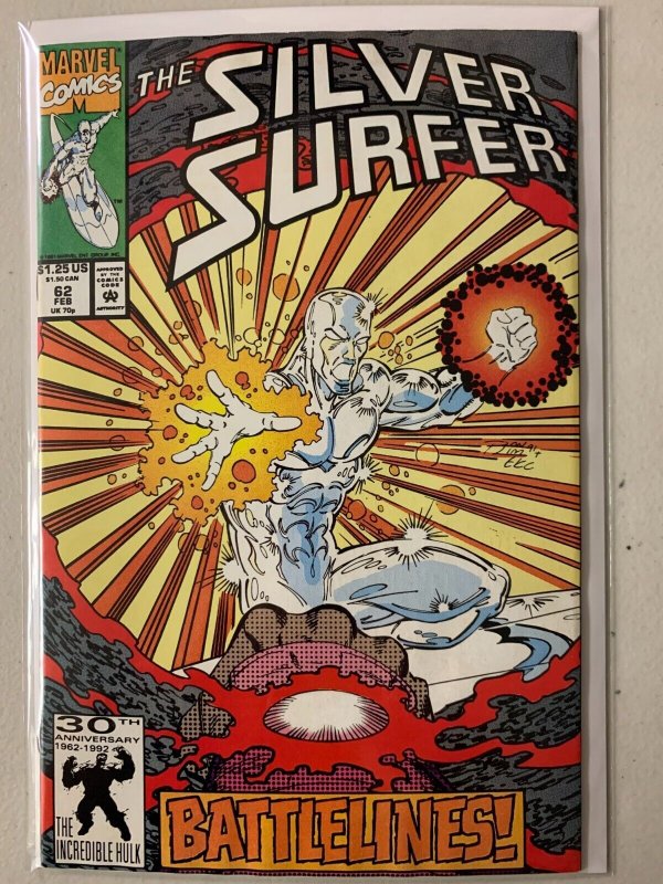 Silver Surfer #62 direct Mondani Child 8.0 (1992)