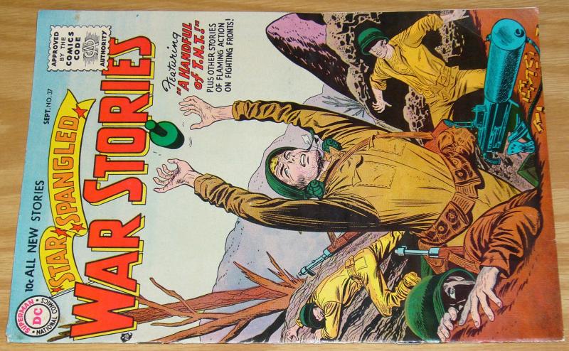 Star Spangled War Stories #37 VG/FN august 1955 - golden age dc comics - grenade