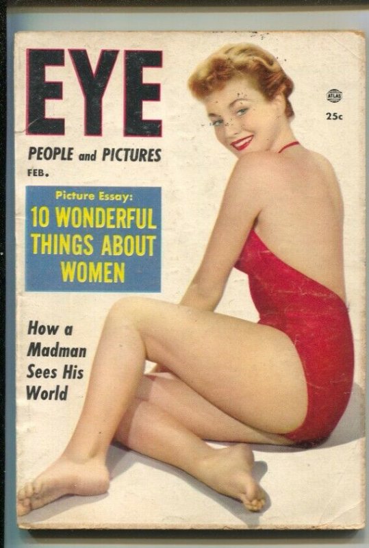 Eye 1/1956-Venetia Stevenson-movie fights-Cheesecake pix-swimsuits-showgirls-...