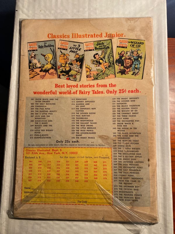 Classics Illustrated Junior #533 The Magic Fountain