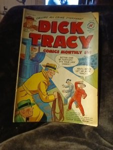 Dick Tracy Comics Monthly #27 1950 Harvey Comics Golden Age Early Flattop Cover