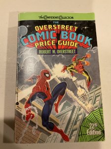 Overstreet Comic Book Price Guide #22 1992 TPB Spider-Man vs Green Goblin Cover!