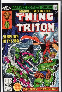 Marvel Two-in-One #65 (1980) Triton [Key Issue]
