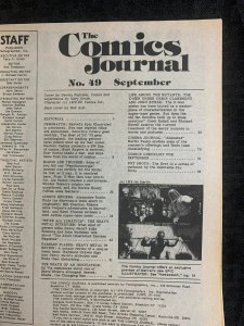 1979 COMICS JOURNAL Magazine #49 FN+ 6.5 Steve Ditko Shade / Heavy Metal