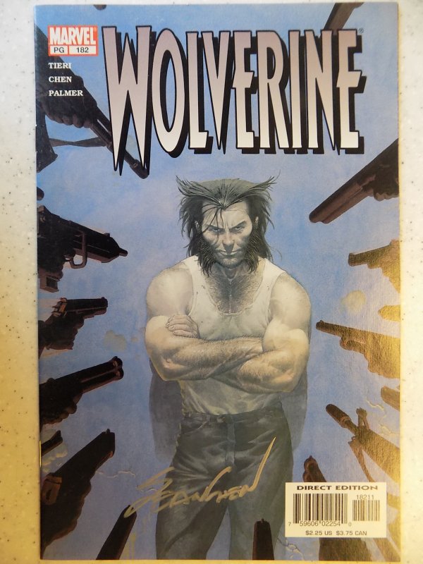 Wolverine #182 SIGNED CHEN ON COVER (2002)