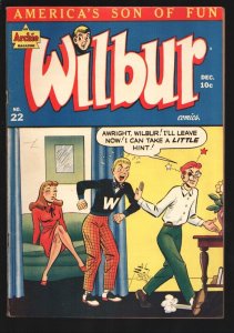 Wilbur #22 1948-Al Fagaly cover art -Katy Keene story-ice skating fashions-Ca...