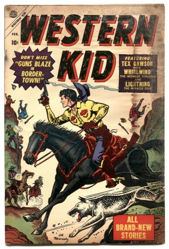 Western Kid #2 1955- Atlas comic- Maneely cover FAIR