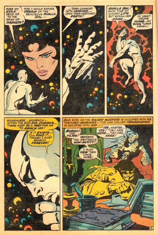 SILVER SURFER #7 (Aug1969) 7.0 FN/VF  Stan Lee & John Buscema!  Last 25¢ Issue!