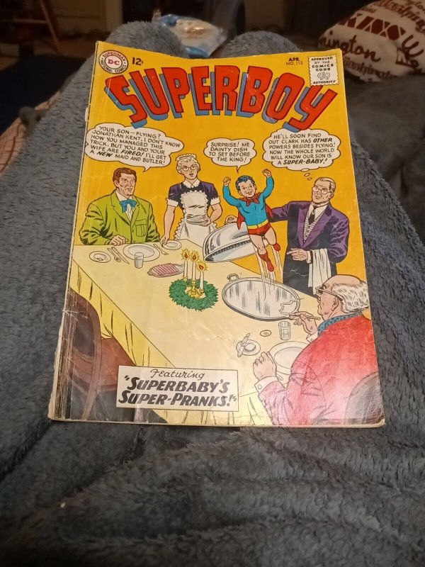 SUPERBOY #112 Bob Hope Superbaby Curt Swan Bob Oksner DC Comics 1964 Silver Age