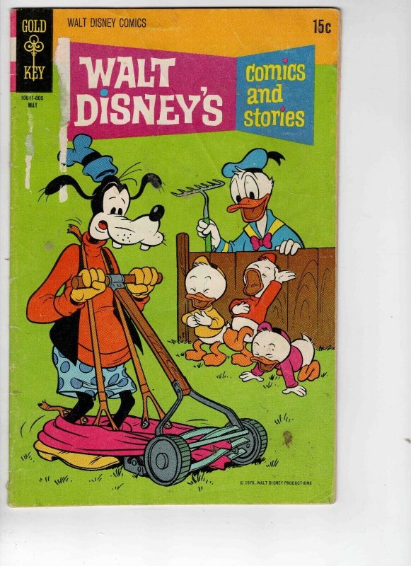 Walt Disney Comics Stories #356 VINTAGE 1970 Gold Key Comics Goofy Donald Duck