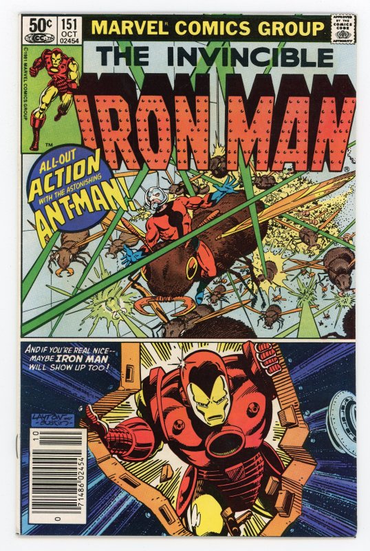 Iron Man #151 (1968 v1) Bob Layton Ant-Man NM