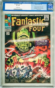 Fantastic Four #49 (1966) CGC 8.0! OW Pages! rust on staples