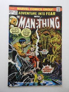 Adventure Into Fear #18 (1973) VG- Condition moisture damage