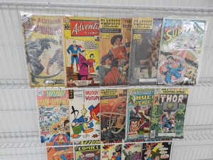 Small Attic Find!! W/ Superman, Classics Illustrated, Spidey+ Avg GVG Condition!