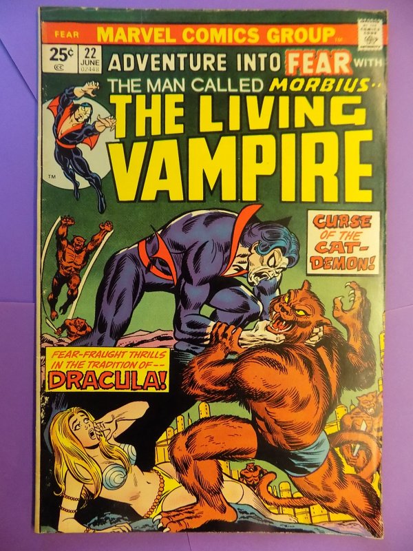 ADVENTURES INTO FEAR # 22 MARVEL MORBIUS SUPER HOT MOVIE