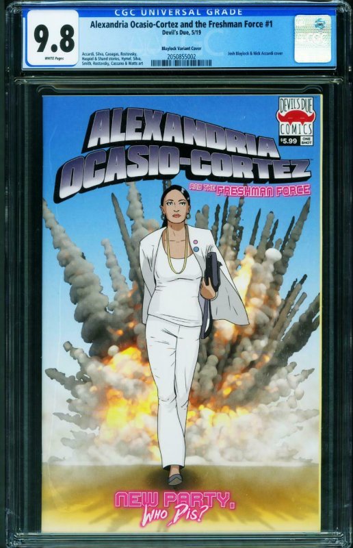 Alexandria Ocasio-Cortez & Freshman Force #1 CGC 9.8 2ND PRINT - comic book 2...