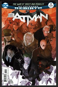 Batman #31 Rebirth (Nov 2017, DC) 0 9.0 VF/NM