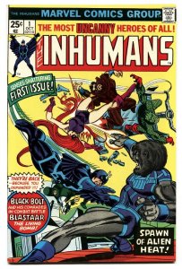 INHUMANS #1-black bolt bronze-age marvel key issue-1975 