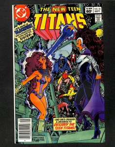 New Teen Titans #23 VF+ 8.5 1st Blackfire!