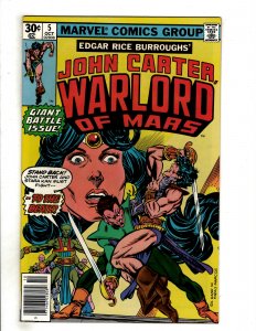 John Carter Warlord of Mars #5 (1977) SR16