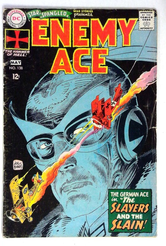 Star Spangled War Stories #138 Joe Kubert DC Comics (1968) G/VG