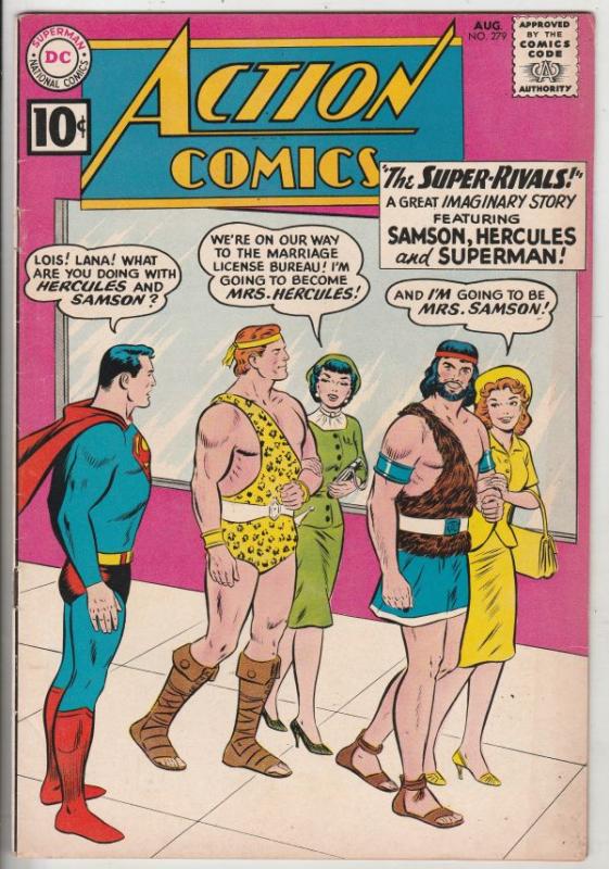 Action Comics #279 (Aug-61) VF/NM High-Grade Superman, Supergirl