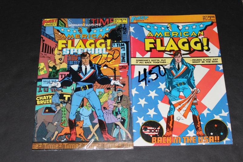 LARGE LOT! First Comics AMERICAN FLAGG! 24 Comics ~Includes Special#1 VF (HX748)