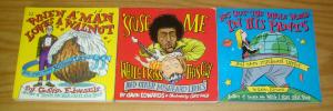 (3) Misheard Lyrics books by Gavin Edwards - scuse me while I kiss this guy set