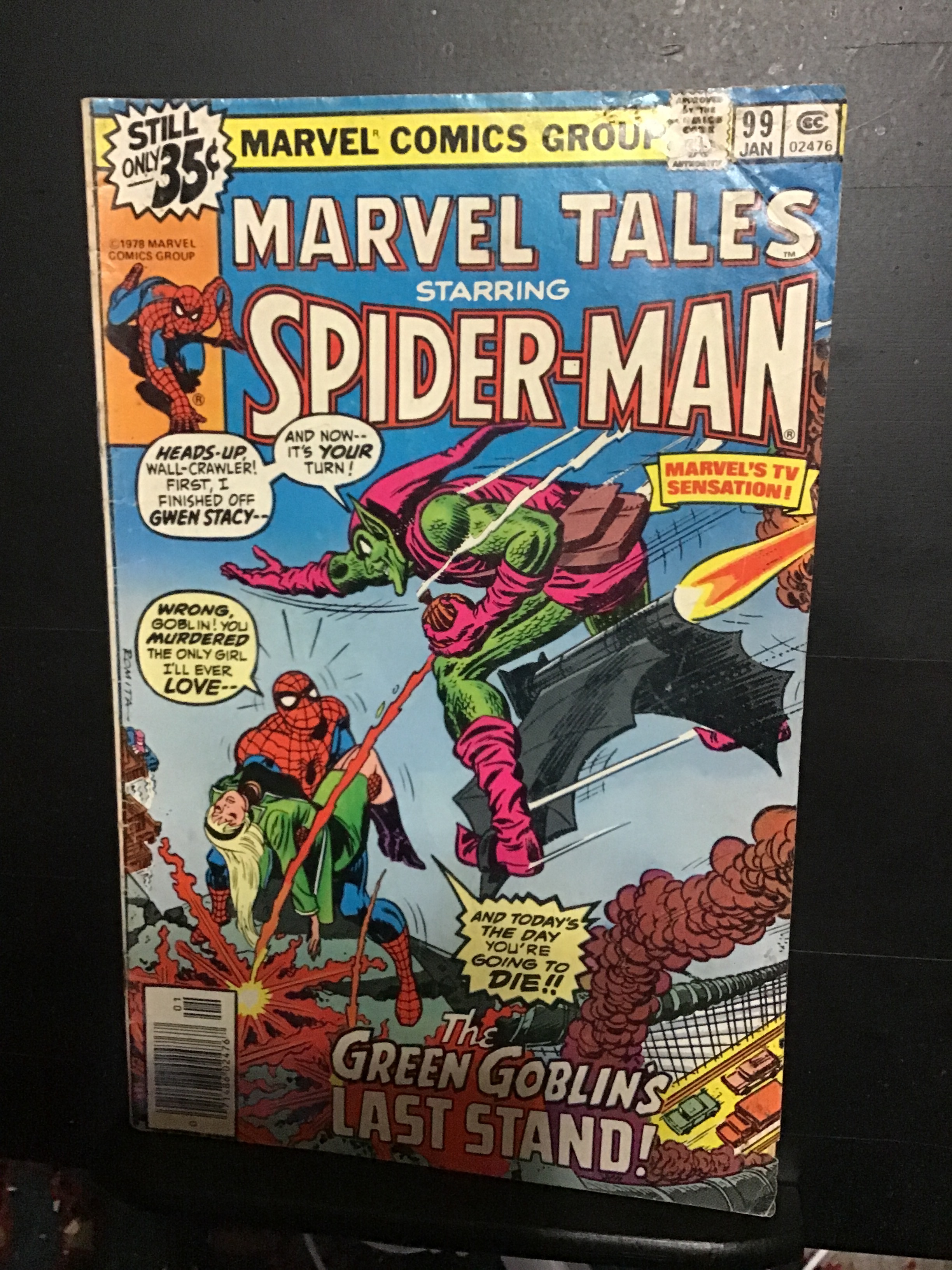 Marvel Tales 99 1979 Death Of Gwen Stacy Goblin Drug Issue Reprint Vg Wow Comic Books