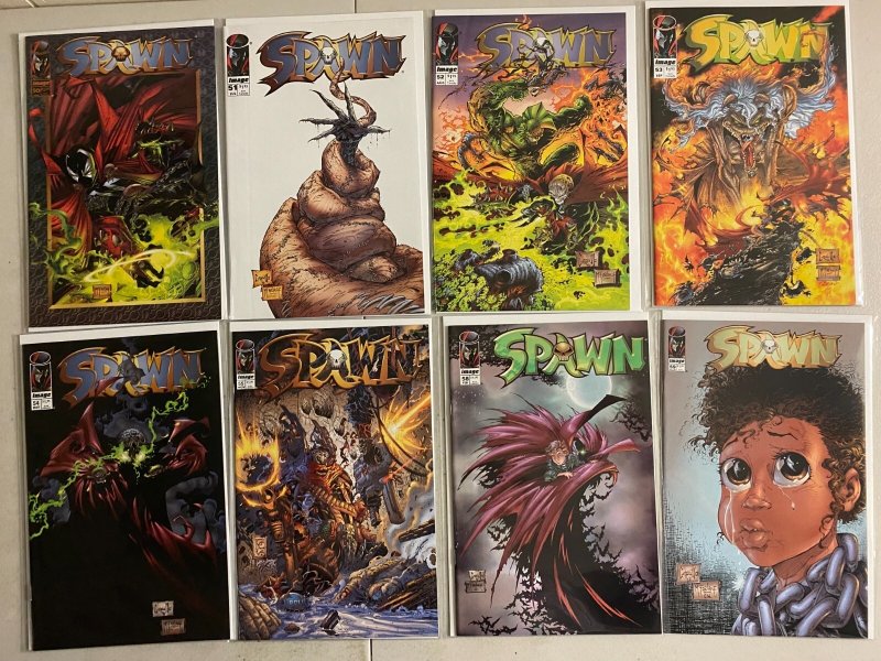 Spawn lot #50-92 Image (8.5 VF+) 34 different books (1996 to 2000)