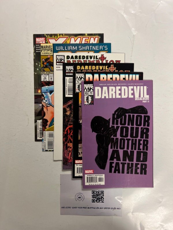 6 Marvel Comics Daredevil # 3 5 72 76 + X-Men # 2 + Tek World # 13 61 JS50