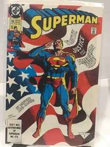 Superman #53 2nd Printing Variant (1991)