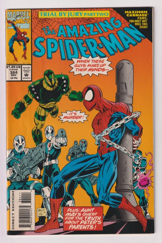 Marvel Comics Group! Amazing Spider-Man! Issue #384!