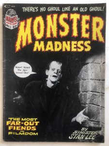Monster Madness 1,VG+, Stan Lee! Great photo gags!