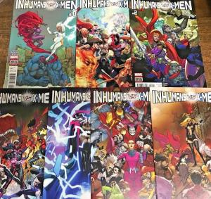 INHUMANS VS X-MEN#0-6 VF/NM LOT 2017  MARVEL COMICS